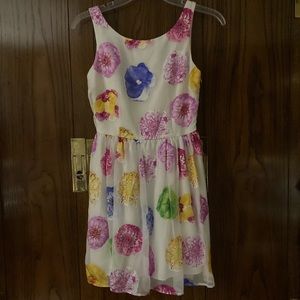 Aqua Flower Bloom Dress